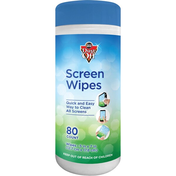 Monitor Wipes, Tub, 7Hx4W In