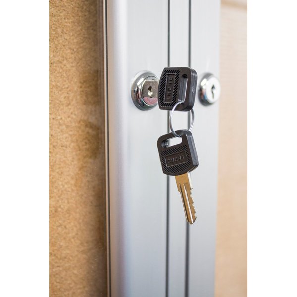 Enclosed Cork Bulletin Board 30x36 In., 1 Door