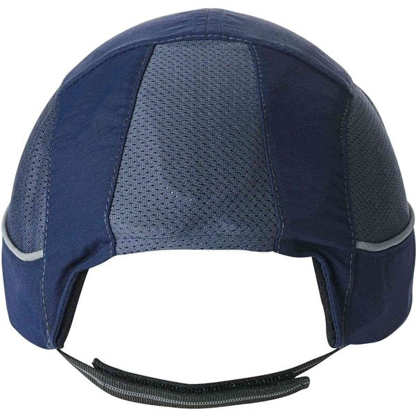 Vented Bump Cap, Micro Brim, Navy