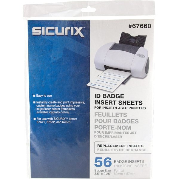 Replacement Badge, Color White, PK280