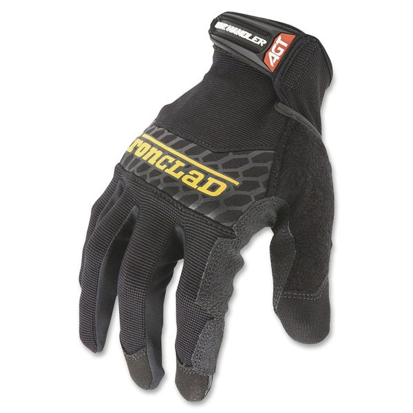 Mechanics Gloves, XL, Black, Single Layer and Seamless, Ribbed Stretch Nylon