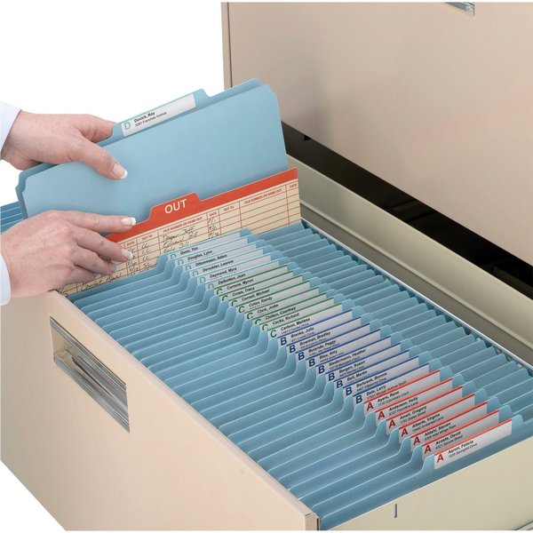 Folder, Classf, Ltr, 1 Div, Be, PK10