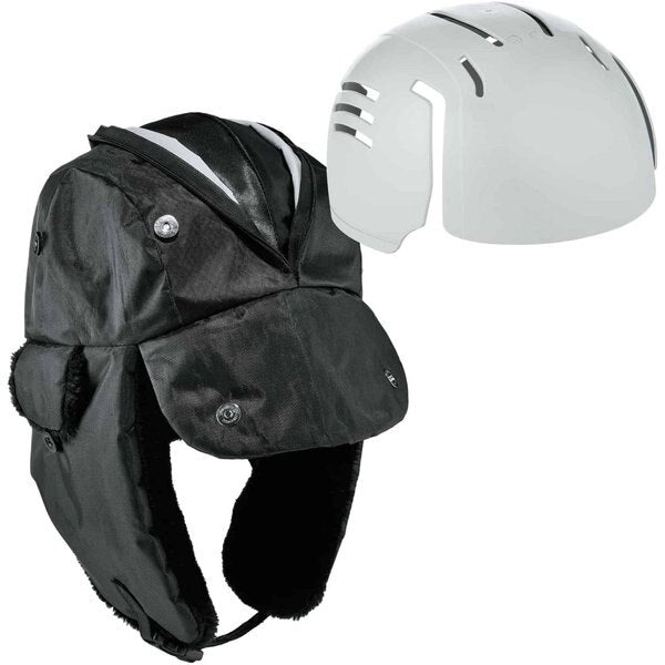Trapper Hat, Over the Head, S/M, Black