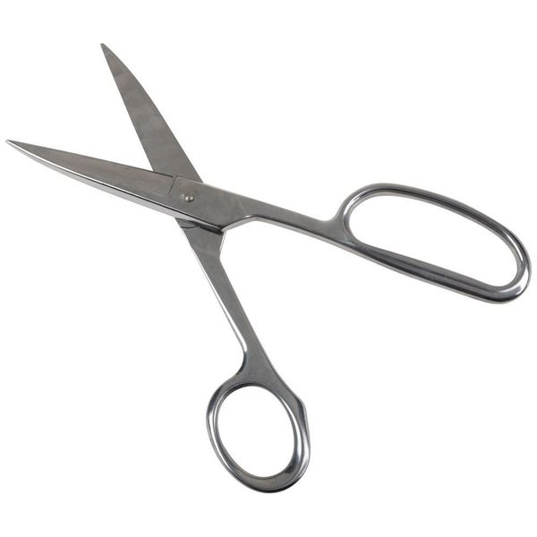 Straight Stainless Trimmer w/Large Ring, 9-Inch