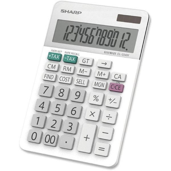 Desktop Calculator, LCD, 12 Display Digits