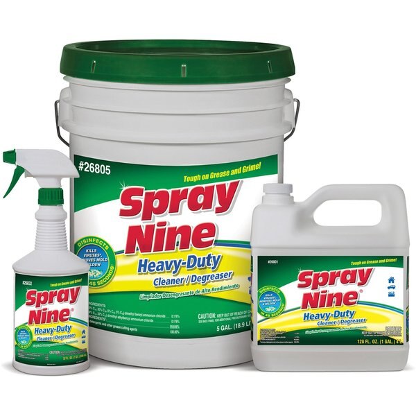 Cleaner and Disinfectant, 1 gal. Jug, citrus, Clear