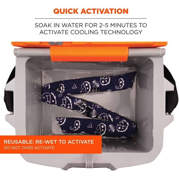 Cooling Bandana, Universal, Blue