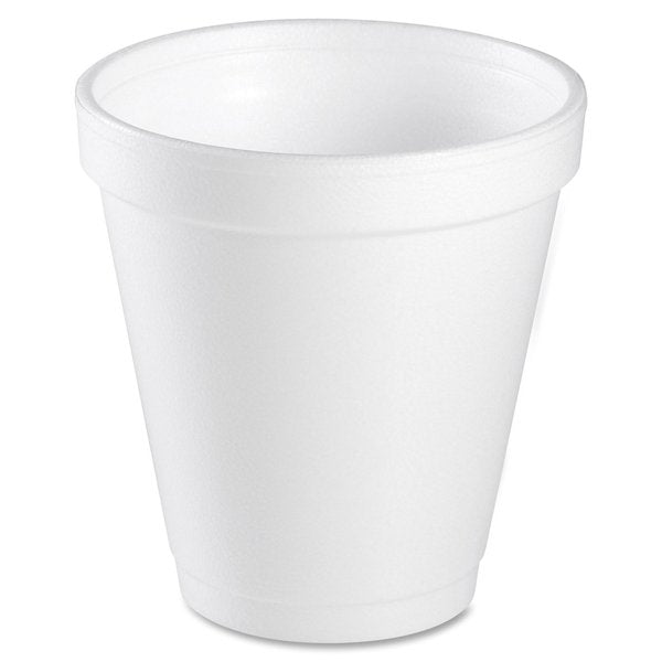 Disposable Hot cup 10 oz. White, Foam, Pk1000