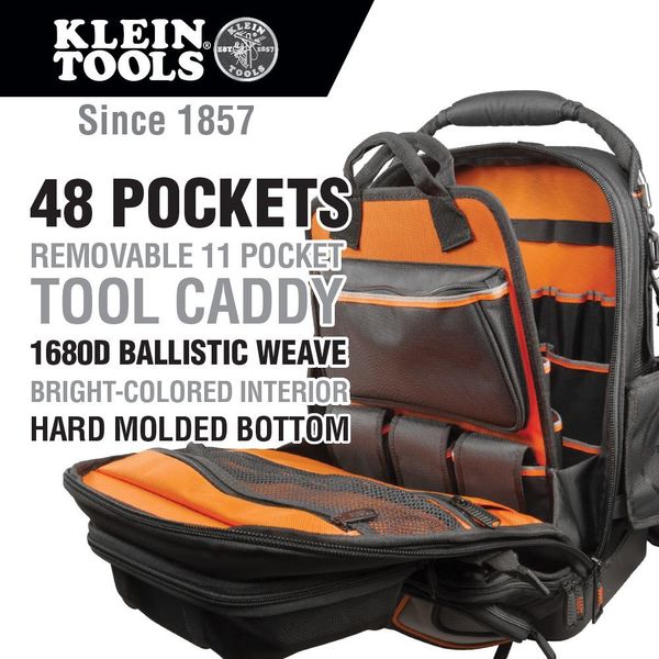 Tradesman Proâ¢ Tool Master Tool Bag Backpack, 48 Pockets, 19.5-Inch