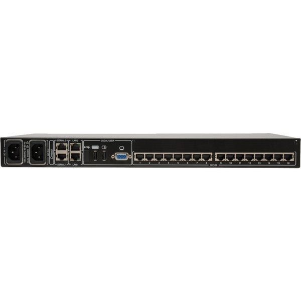 KVM, 16-Port, Cat 5, IP, 4+1 User, 1U