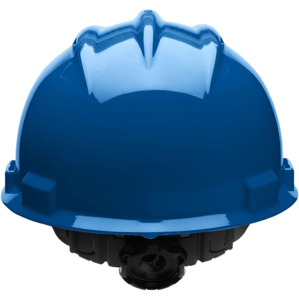 Front Brim Hard Hat, Type 1, Class C, Ratchet (4-Point), Blue