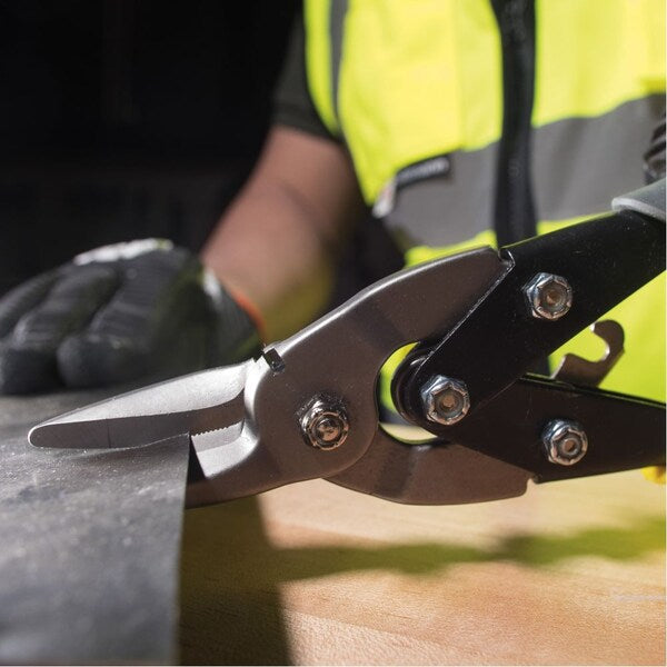 Aviation Snips, Wire Cutter, Right, 10.063''