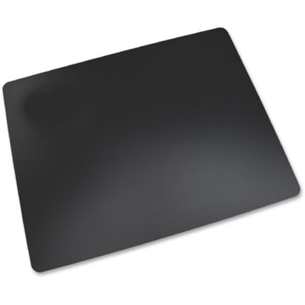 Eco-Poly Desk Pad, Black, 19