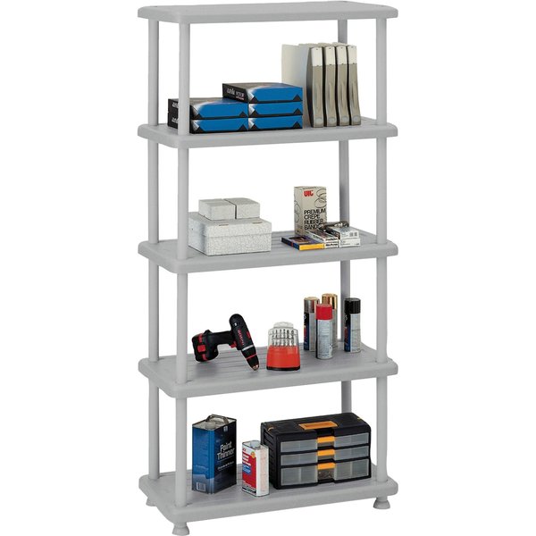 Rough N Ready 5 Shelf, Platinum