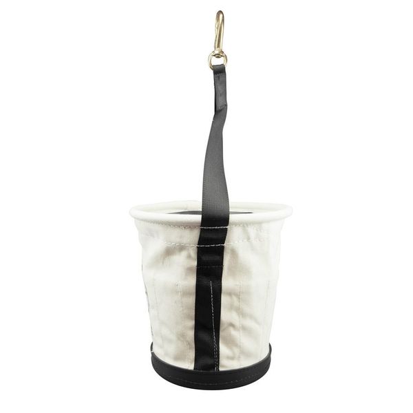 Canvas Bucket, #4 Canvas, Black Molded Polypropylene (Bottom)