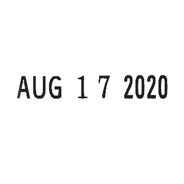 Self-Inking Date Stamp, Black Ink Color