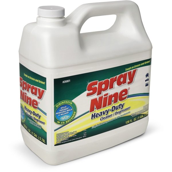 Cleaner and Disinfectant, 1 gal. Jug, citrus, Clear