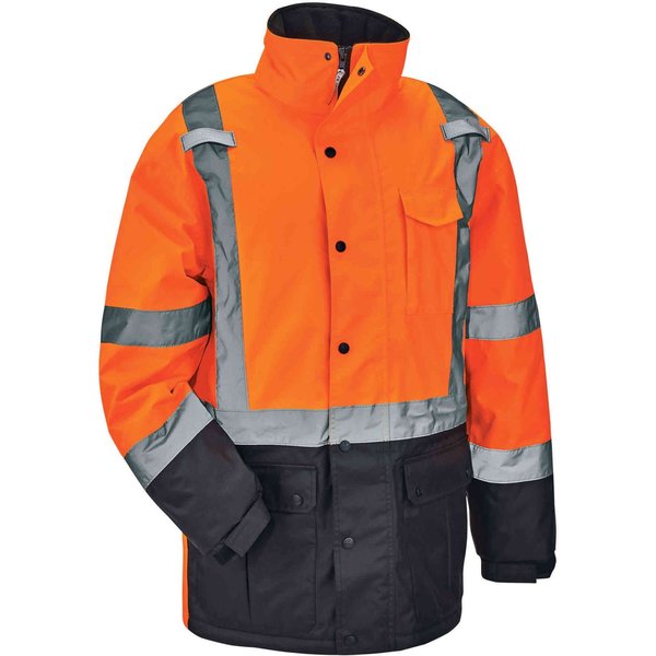 Hi Vis Thermal Parka, Orange, 4XL