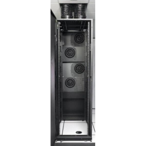 Equipment Rack Air-Distribution Fan, Rectangular, 100/208V AC
