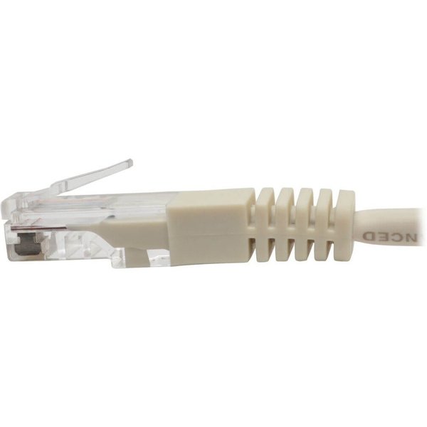 Cat5e Cable, Molded, RJ45 M/M, White, 5ft