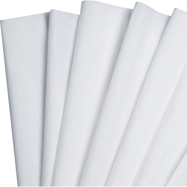 Dry Wipe, White, Box, 3-Ply Tissue, Laboratory, 100 Wipes, 11 3/4 in x 11 3/4 in