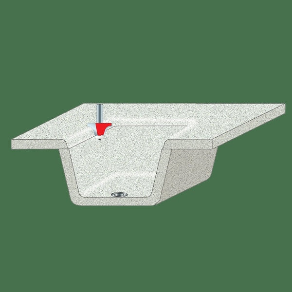Radius Ogee Bowl Bit, 1/2