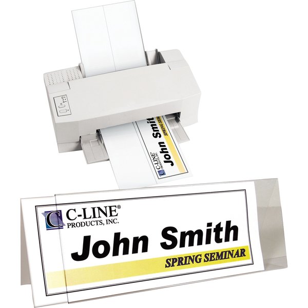 Name Tent Cardstock, White, PK160