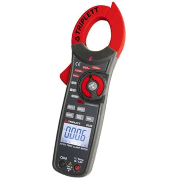 True RMS AC/DC clamp meter w/backlit
