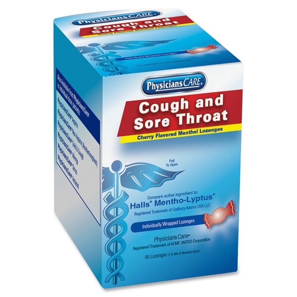 Cough Drops, Lozenge, 50 x 1, 7.6mg, PK50