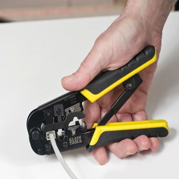 7 1/2 in Ratchet Crimper CAT3, CAT5e, CAT6/6A