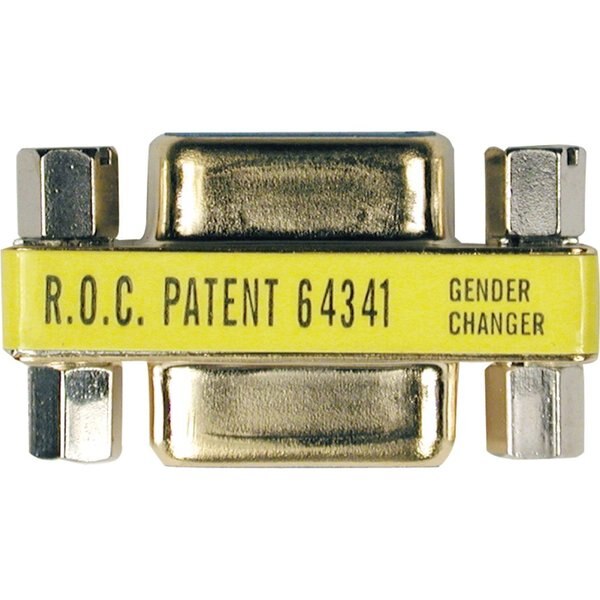 Gender Changer, Compact, DB9, Coupler, F/F