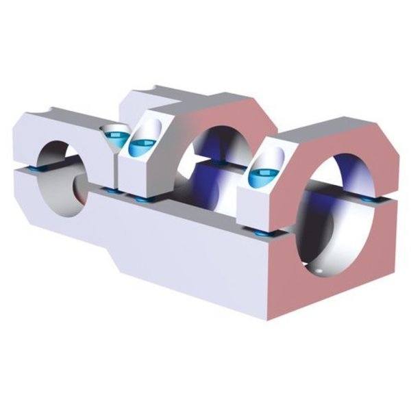 T-Clamp - 60Mm Round To 40Mm Round