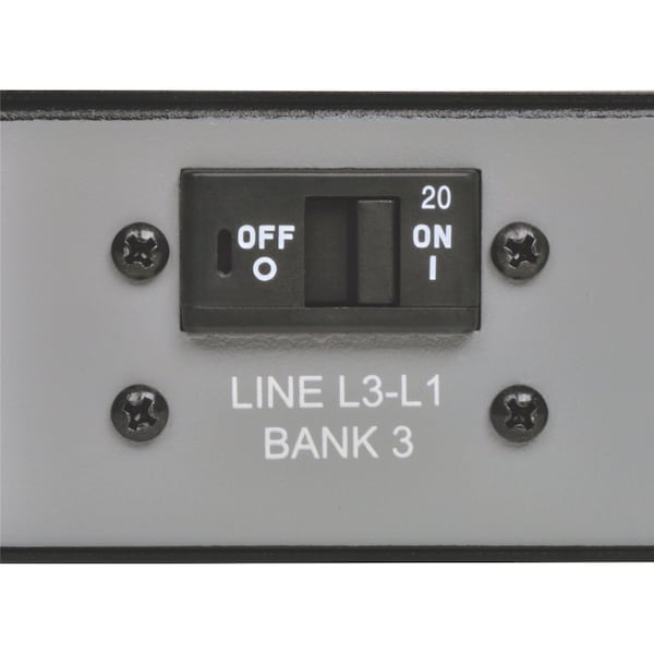 PDU, 3-Phase, Switched, 10kW 3, 24 C13, 6 C19, 0U