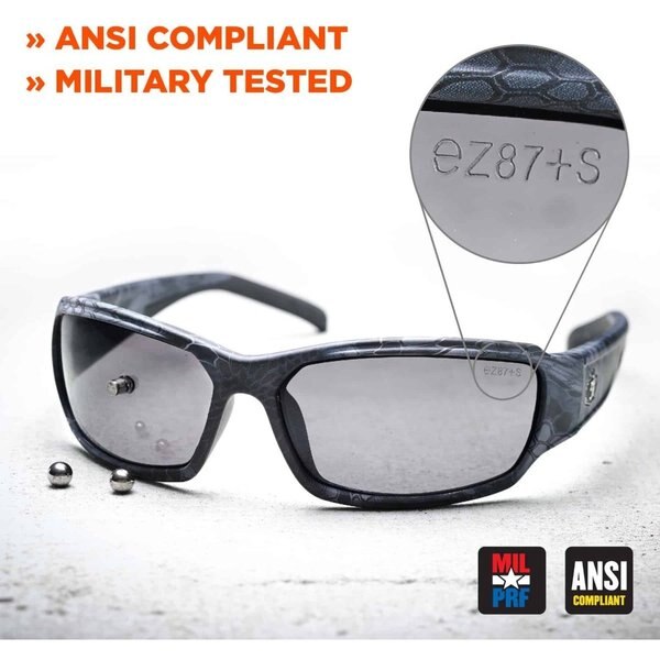 Safety Glasses, Traditional I/O Polycarbonate Lens, Anti-Static, Scratch-Resistant