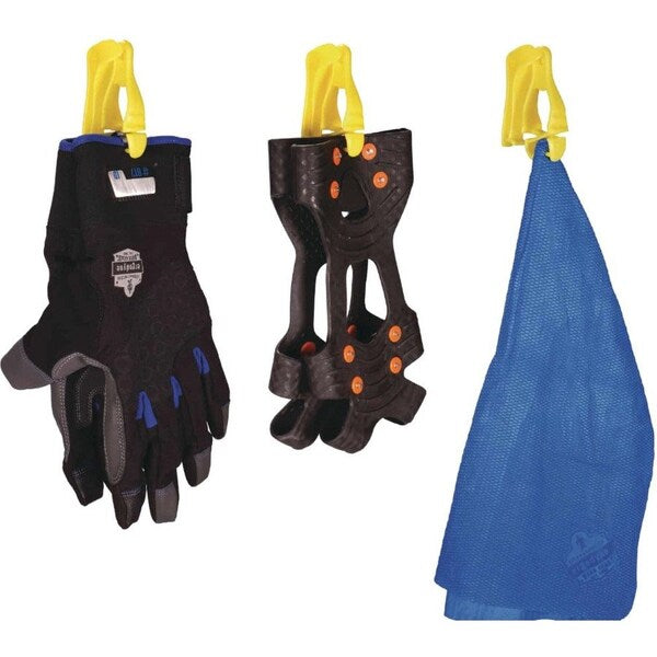 Glove Clip With Belt Clip, Lime, 2 In. D