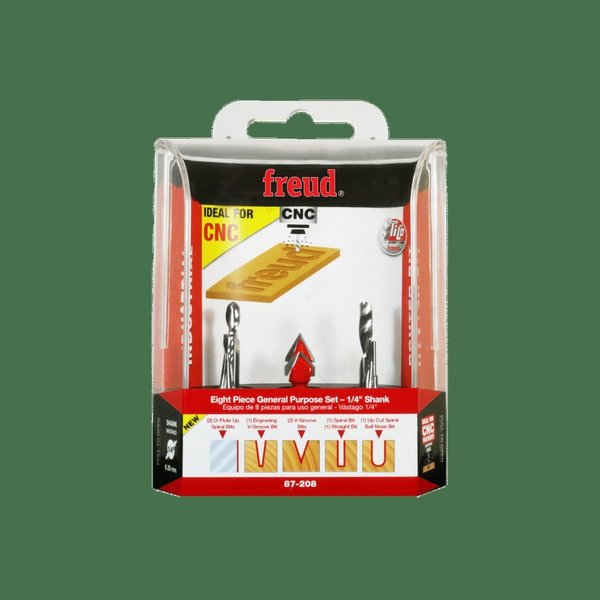 Piece CNC Router Bit General Purpose Set