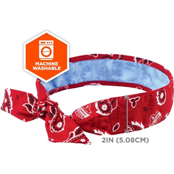 Cooling Bandana, One Size, Red