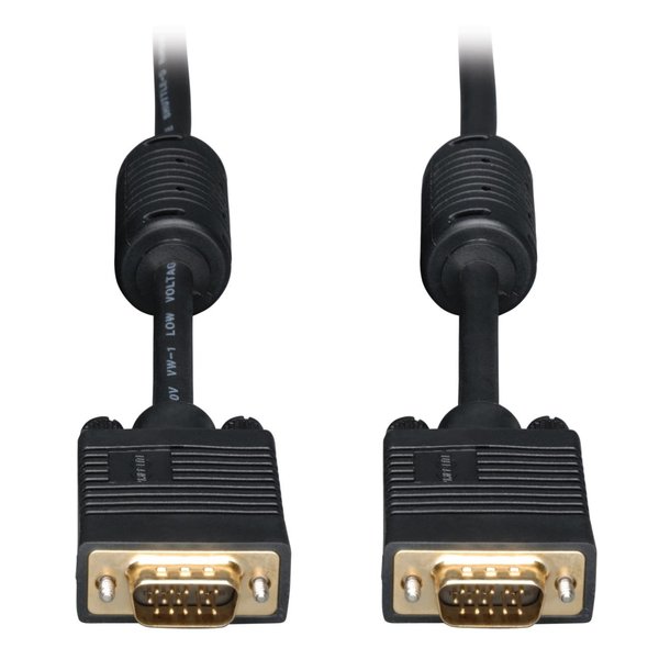 Coax Cable, VGA, HD15 M/M, Monitor, RGB, 50ft