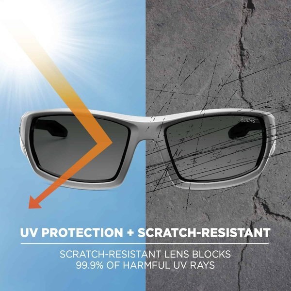 Polarized Safety Glasses, Smoke Scratch-Resistant