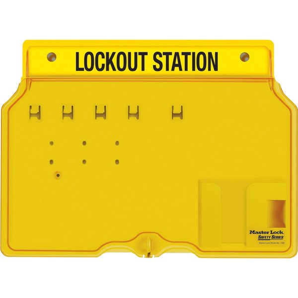 Lockout Station, Unfilled, 12-1/4 In H