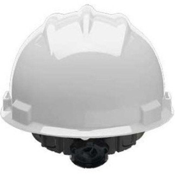 Front Brim Hard Hat, Type 1, Class E, Ratchet (4-Point), White