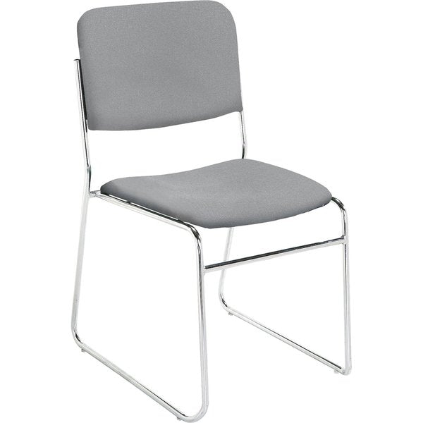 Stacking Chair, 8600 Series, Fabric Gray