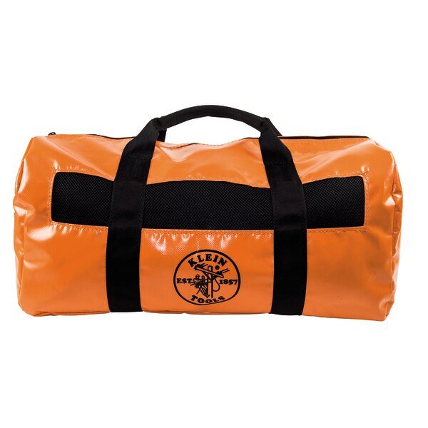 Lineman Duffel Bag, Vinyl, Orange, 12
