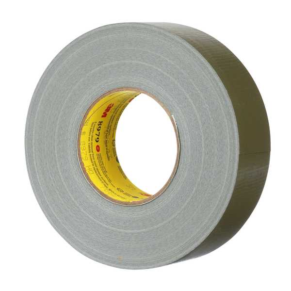 Duct Tape, 2 In x 60 yd, 12.6 mil, Olive