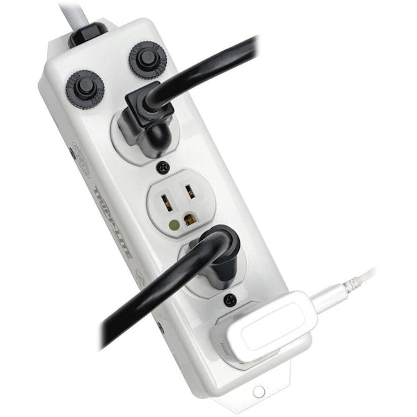 Power Strip, Hospital, 4 15A, 2ft cord