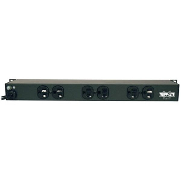PDU, 120V, 6 Outlet, 15 ft., Black