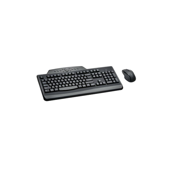 Keyboard/Mouse Set, Wireless, Black