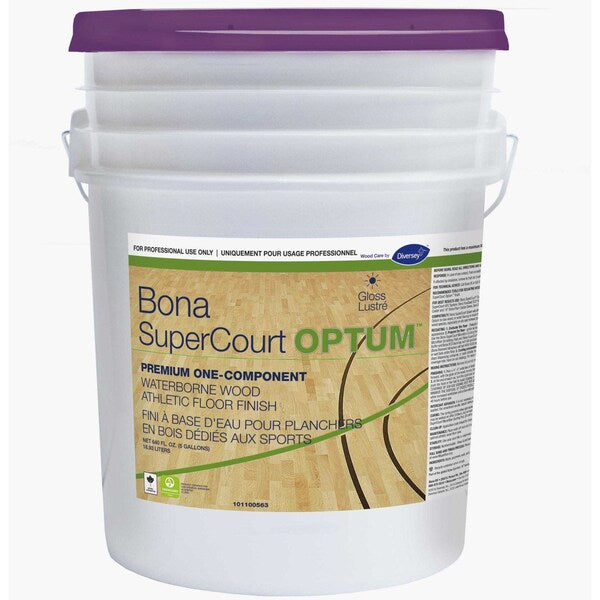 Floor Finish, High Gloss, 5 gal, Bucket