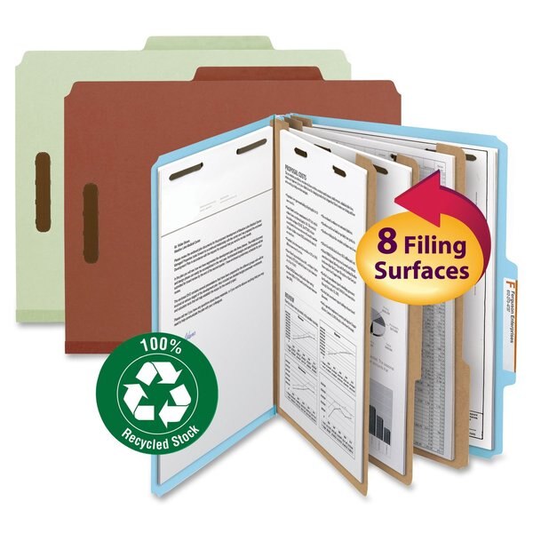 Folder, Classf, Ltr, 3 Div, Rd, PK10