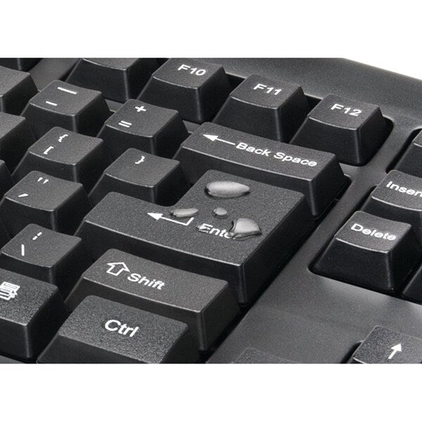 Keyboard/Mouse Set, Blk, Wireless, USB